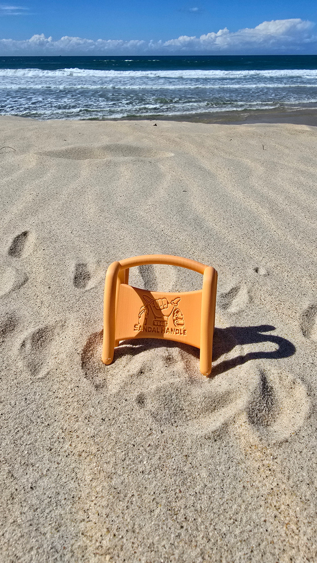 The Sandal Handle™ in Apricot Orange