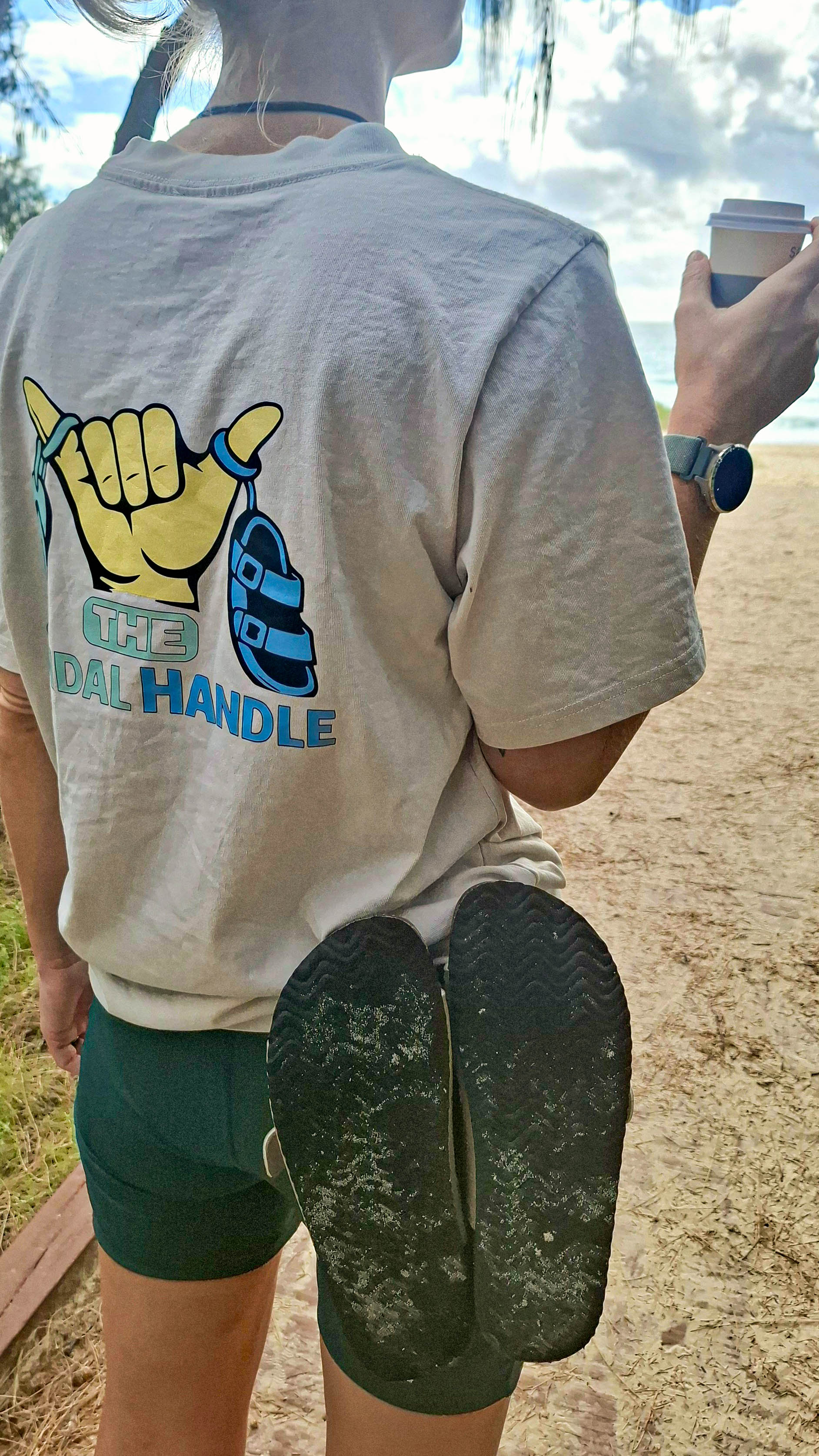 The Sandal Handle™ - Hands-Free Sandal Carrier