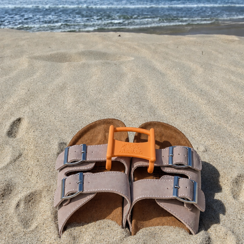 The Sandal Handle™ in Apricot Orange