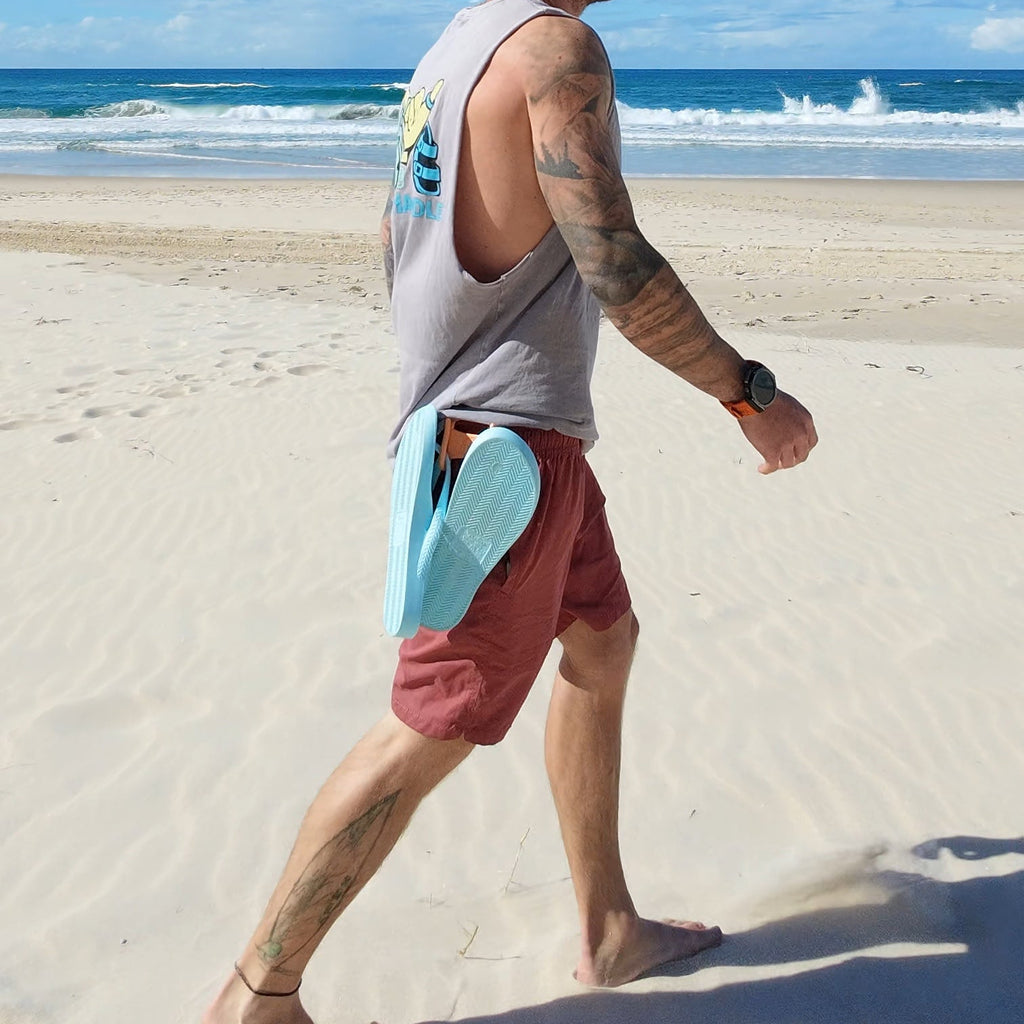 The Sandal Handle™ - Hands-Free Sandal Carrier